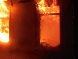 В Кокшетау в гостинице произошел пожар