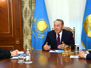 Назарбаев встретился с Митрополитом Астанайским и Казахстанским Александром