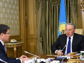 Назарбаев принял в Акорде Жумагалиева
