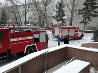 В Астане в Евразийском университете произошёл пожар