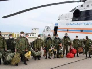 Самый большой вертолет в мире отправили на тушение пожара в Восточном Казахстане
