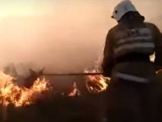 Масштабный пожар едва не разгорелся в одном из сел Восточного Казахстана