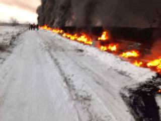 Везли горючее со всей области: трубопровод в Рудном отогревали открытым огнём