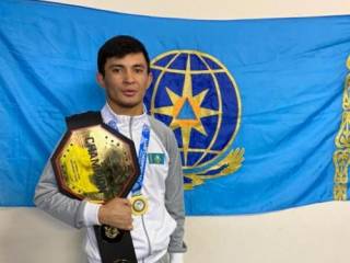 Водитель пожарной части Усть-Каменогорска стал Чемпионом Мира Alash Pride-87
