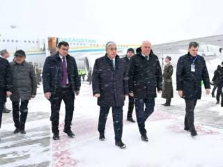 Токаев и Путин прибыли в Минск для участия в саммите ОДКБ