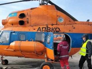 Новорождённого доставили в больницу на вертолёте в ВКО