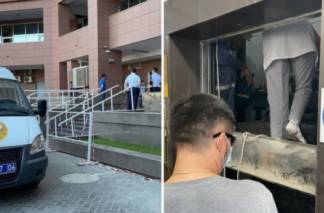 Лифт с рабочими упал с 15-го этажа в Атырау