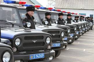 На улицах Усть-Каменогорска работают 80 дорожно-патрульных автомобилей