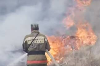 Двое суток тушили пожар в Восточном Казахстане