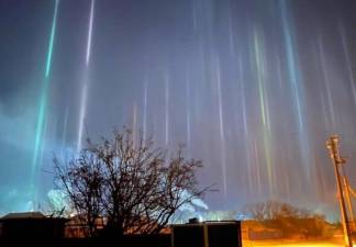 Необычное свечение в небе сняли на фото в Павлодарской области