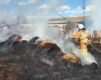 В ВКО начались пожары, уничтожающие заготовленное сено