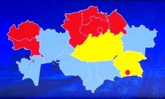 Восемь регионов Казахстана находятся в «красной» зоне