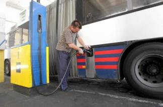 В Петропавловске из-за дефицита топлива автобусы перестали выходить на линию