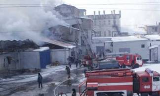 На маслозаводе Усть-Каменогорска сгорело 670 квадратных метров