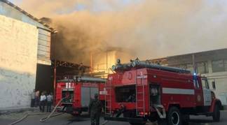Торговый центр горел в Шымкенте